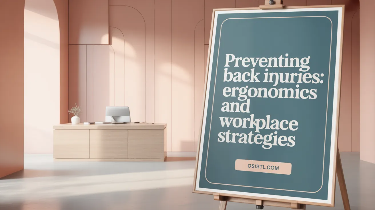 Preventing Back Injuries: Ergonomics and Workplace Strategies