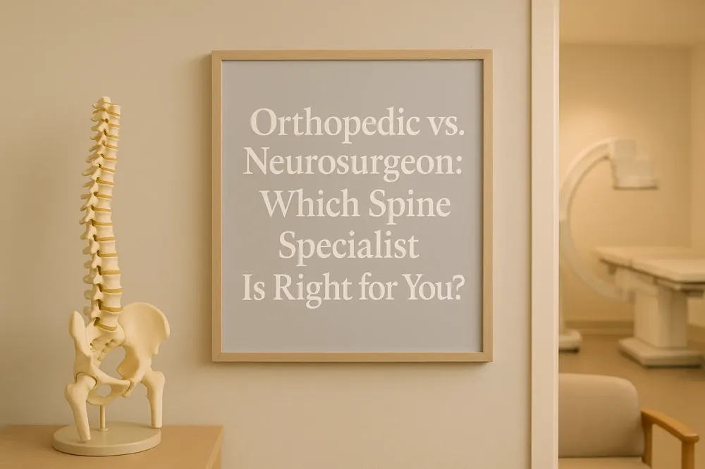 Orthopedic vs. Neurosurgeon: Which Spine Specialist Is Right for You?