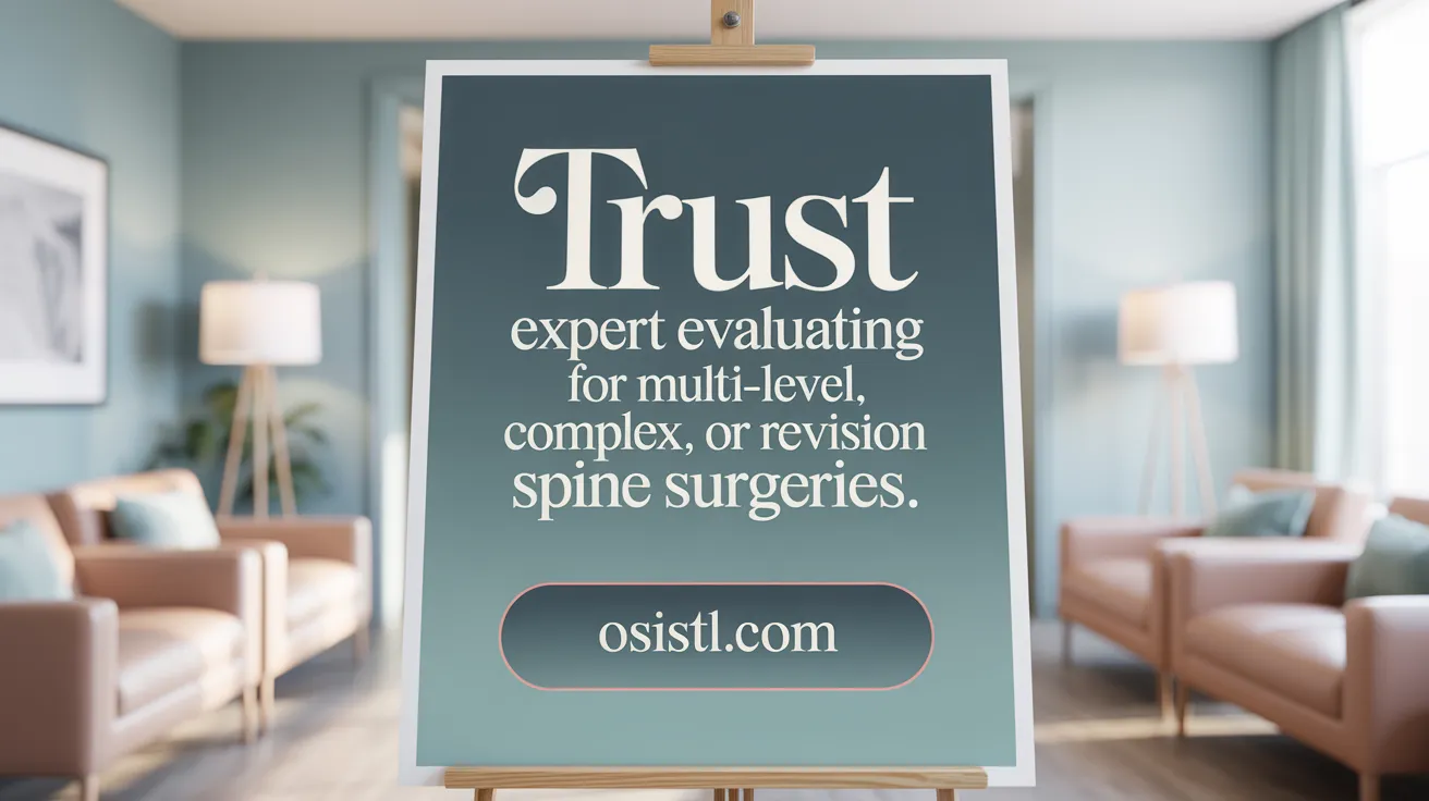 Trust Expert Evaluation for Multi-Level, Complex, or Revision Spine Surgeries.