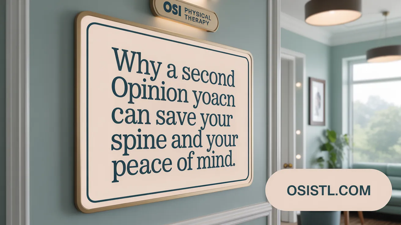 Why a Second Opinion Can Save Your Spine and Your Peace of Mind