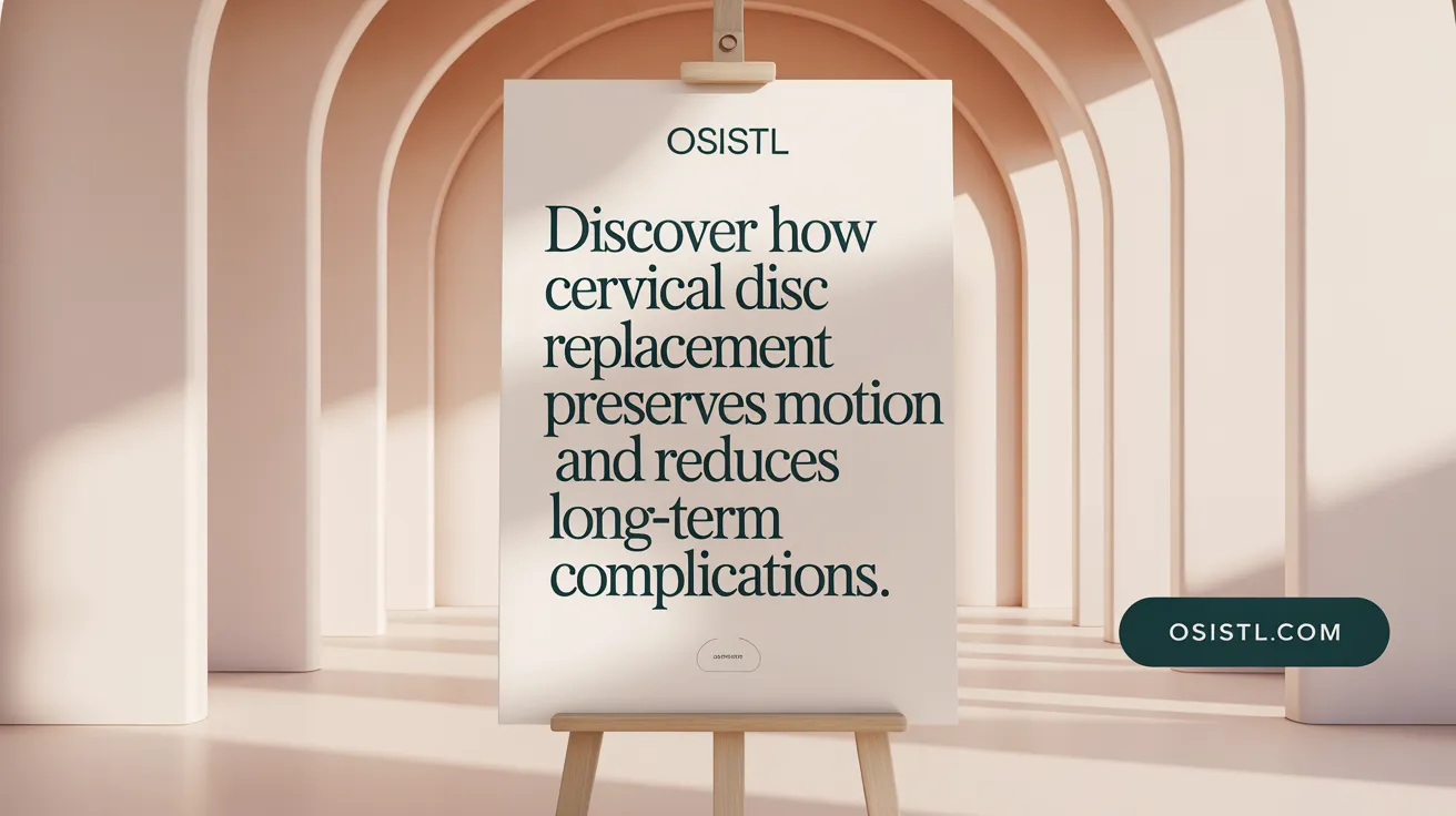Discover how cervical disc replacement preserves motion and reduces long-term complications.
