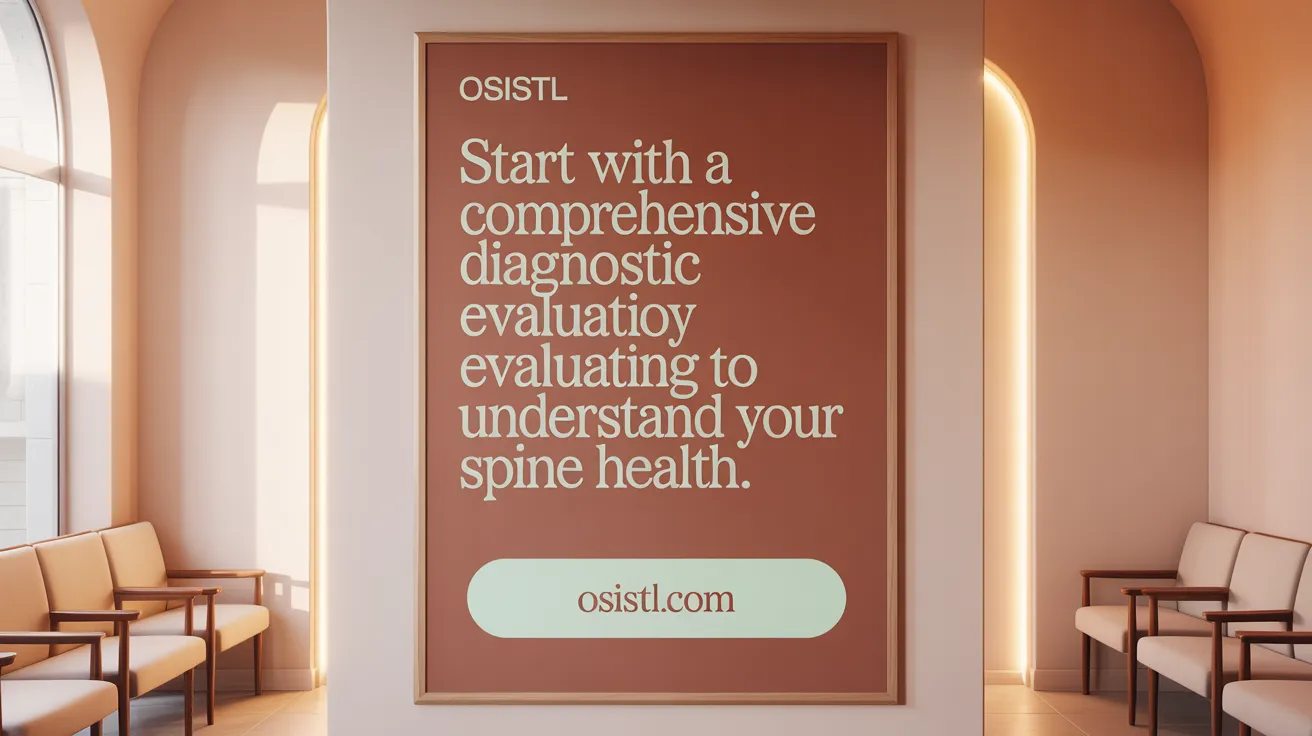 Start with a comprehensive diagnostic evaluation to understand your spine health.