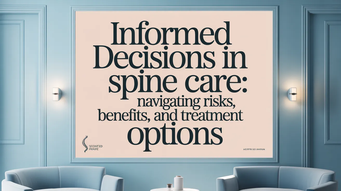 Informed Decisions in Spine Care: Navigating Risks, Benefits, and Treatment Options