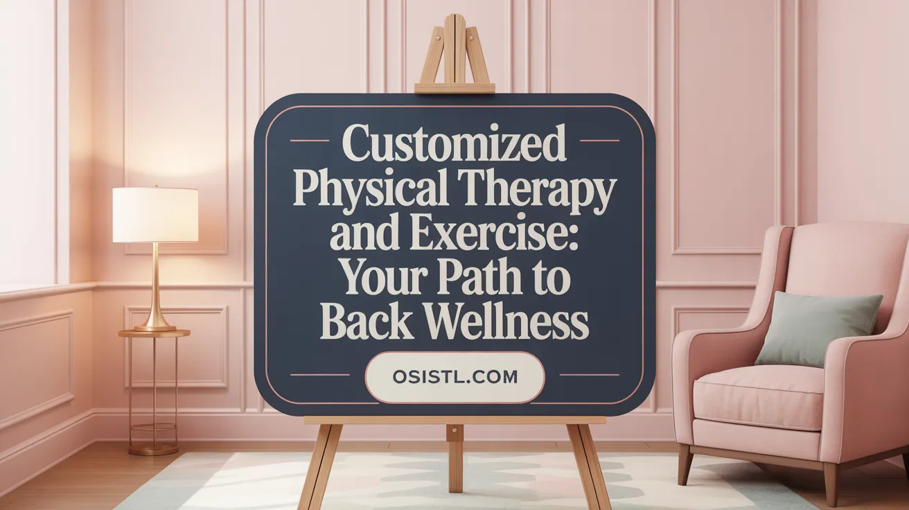 Customized Physical Therapy and Exercise: Your Path to Back Wellness