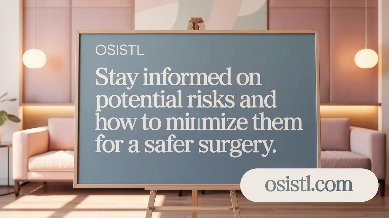 Stay informed on potential risks and how to minimize them for a safer surgery.