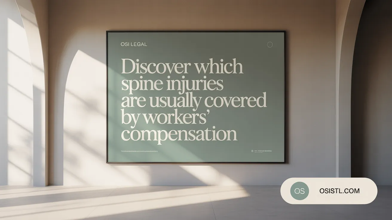 Discover Which Spine Injuries Are Usually Covered by Workers' Compensation