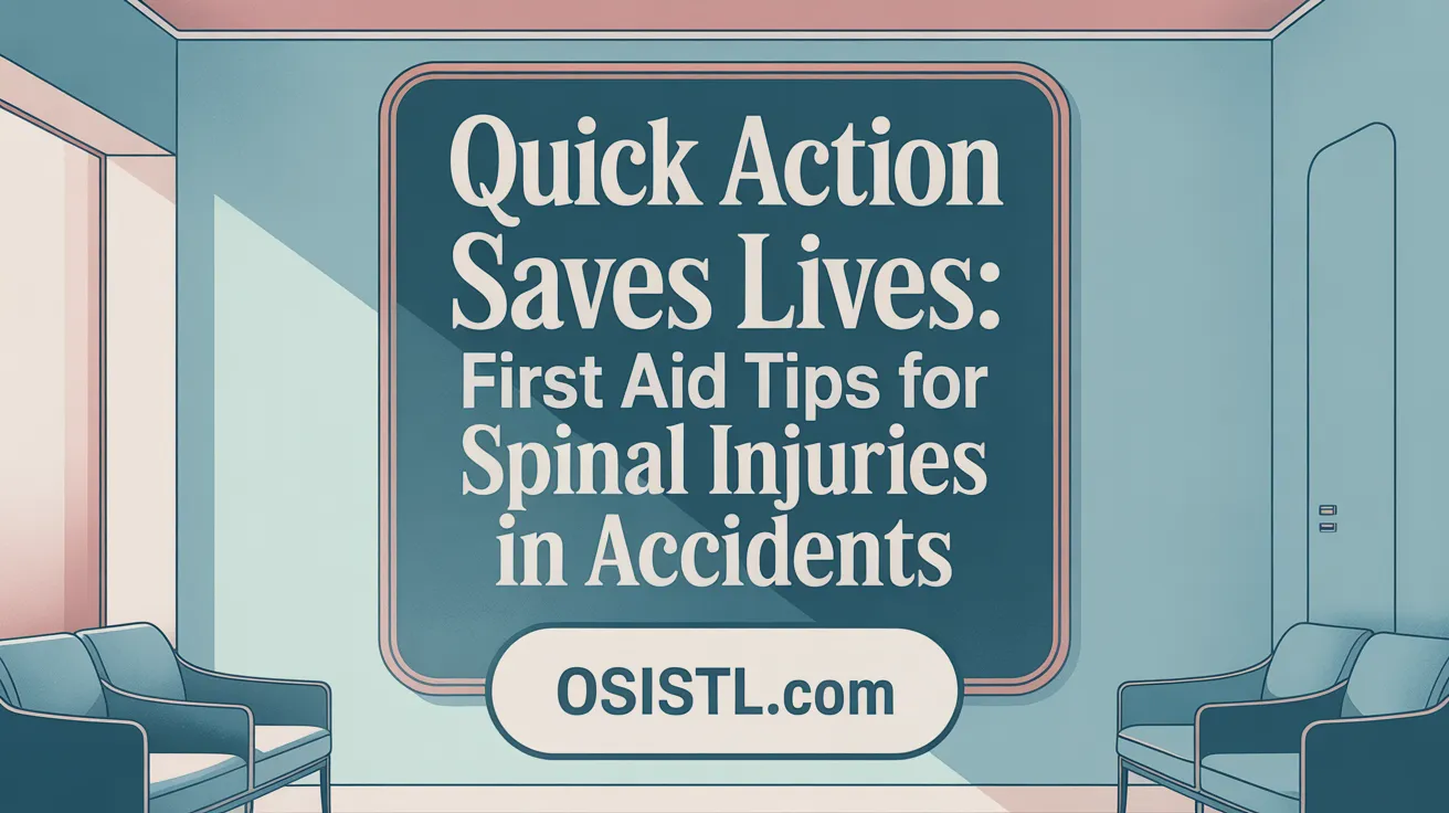Quick Action Saves Lives: First Aid Tips for Spinal Injuries in Accidents