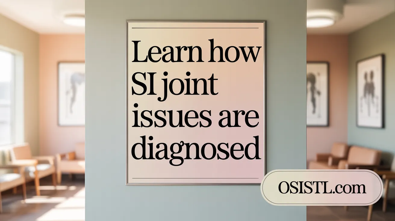 Learn How SI Joint Issues Are Diagnosed