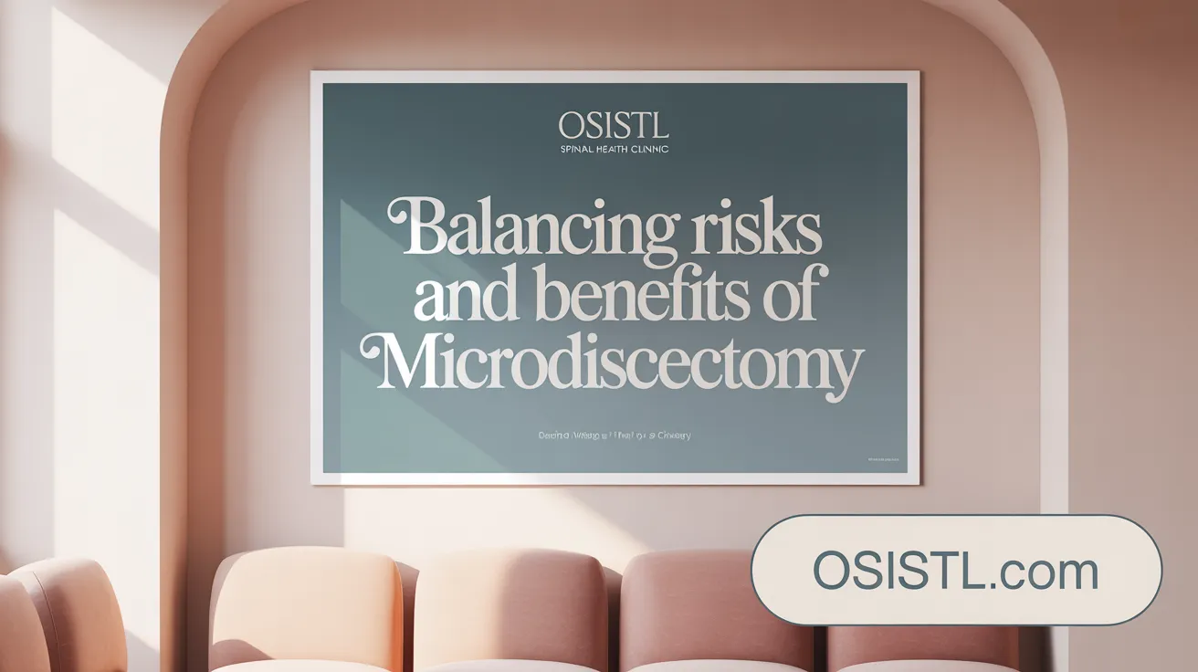Balancing Risks and Benefits of Microdiscectomy