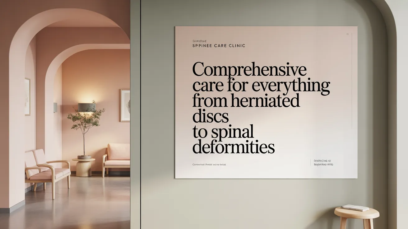 Comprehensive Care for Everything from Herniated Discs to Spinal Deformities