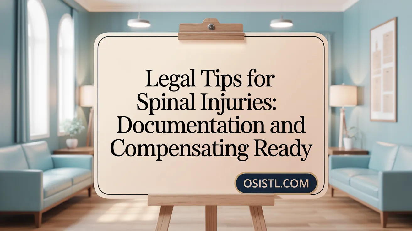 Legal Tips for Spinal Injuries: Documentation and Compensation Ready