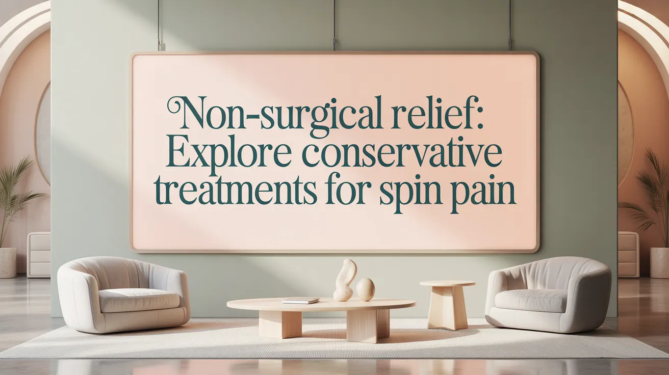 Non-Surgical Relief: Explore Conservative Treatments for Spin Pain