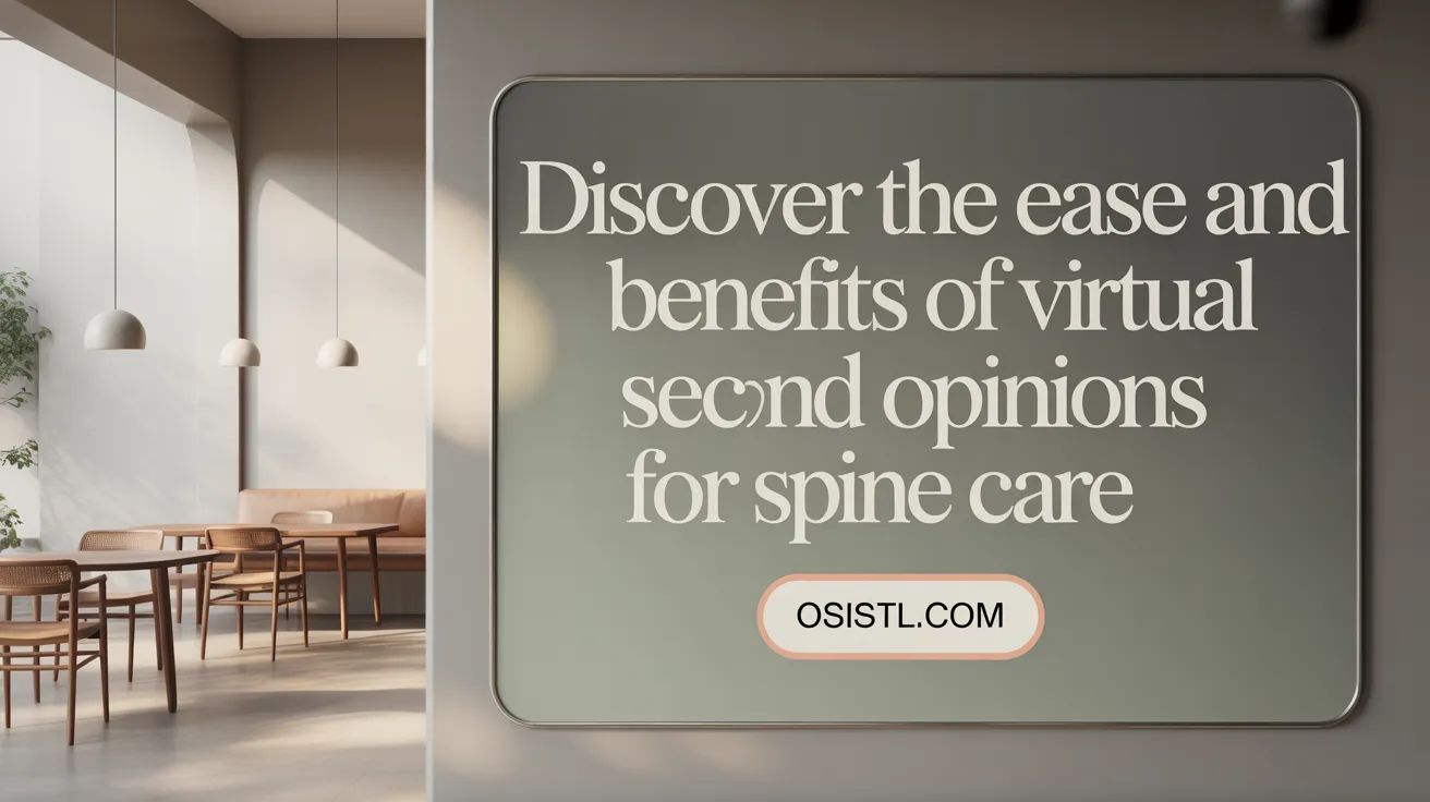 Discover the Ease and Benefits of Virtual Second Opinions for Spine Care