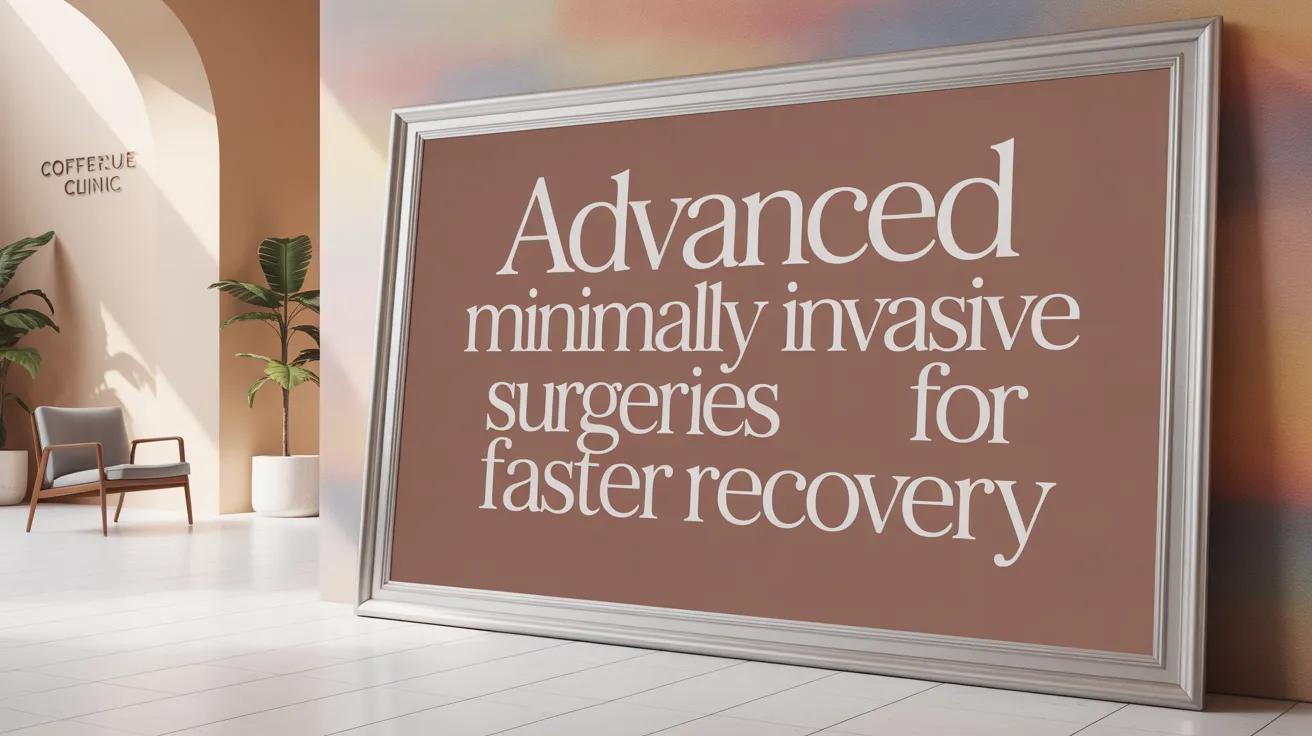 Advanced Minimally Invasive Surgeries for Faster Recovery