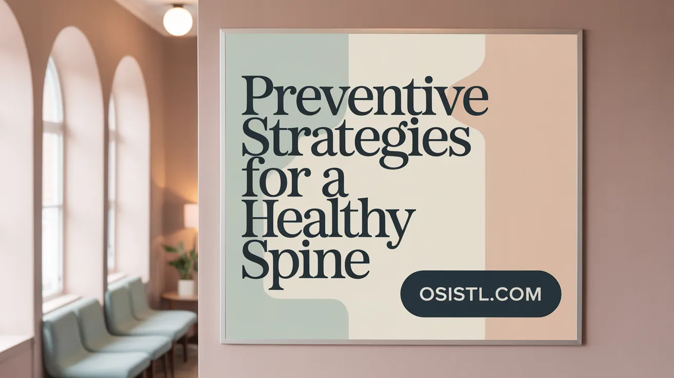 Preventive Strategies for a Healthy Spine