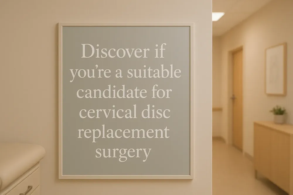 Discover if you're a suitable candidate for cervical disc replacement surgery.