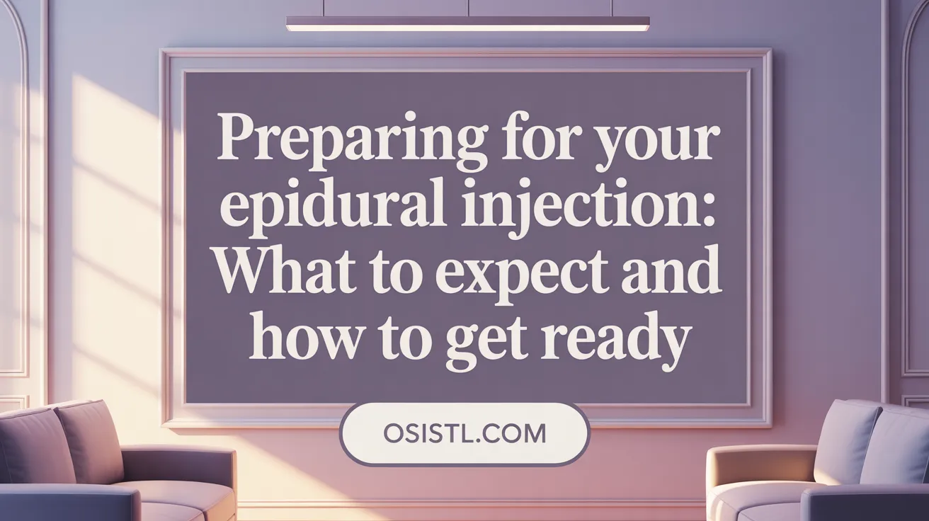 Preparing for Your Epidural Injection: What to Expect and How to Get Ready