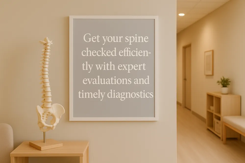 Get your spine checked efficiently with expert evaluations and timely diagnostics.