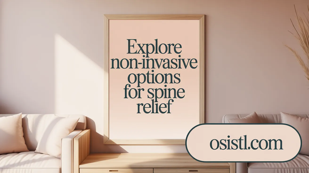 Explore Non-Invasive Options for Spine Relief