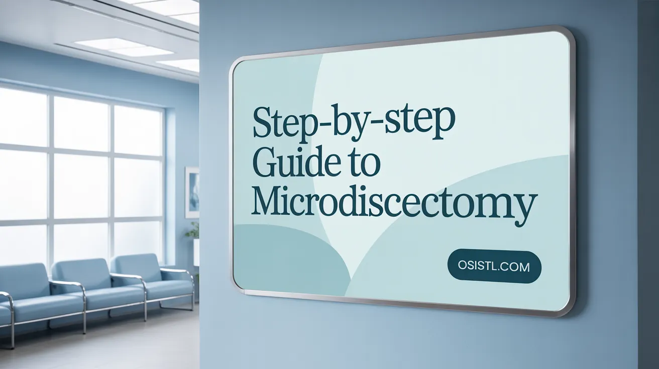 Step-by-Step Guide to Microdiscectomy
