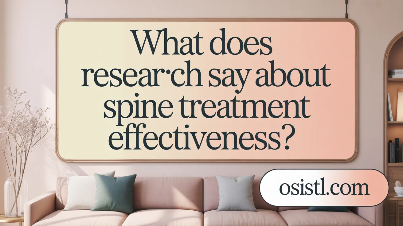 What Does Research Say About Spine Treatment Effectiveness?