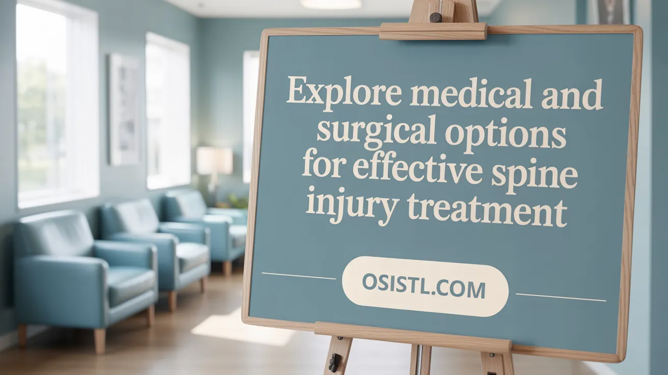 Explore Medical and Surgical Options for Effective Spine Injury Treatment