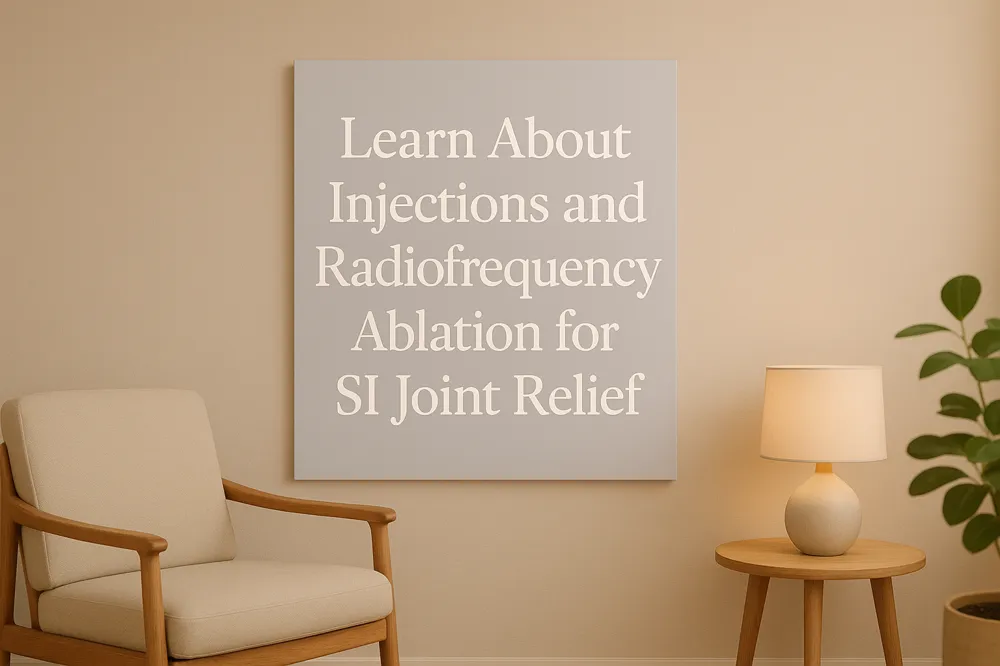 Learn About Injections and Radiofrequency Ablation for SI Joint Relief