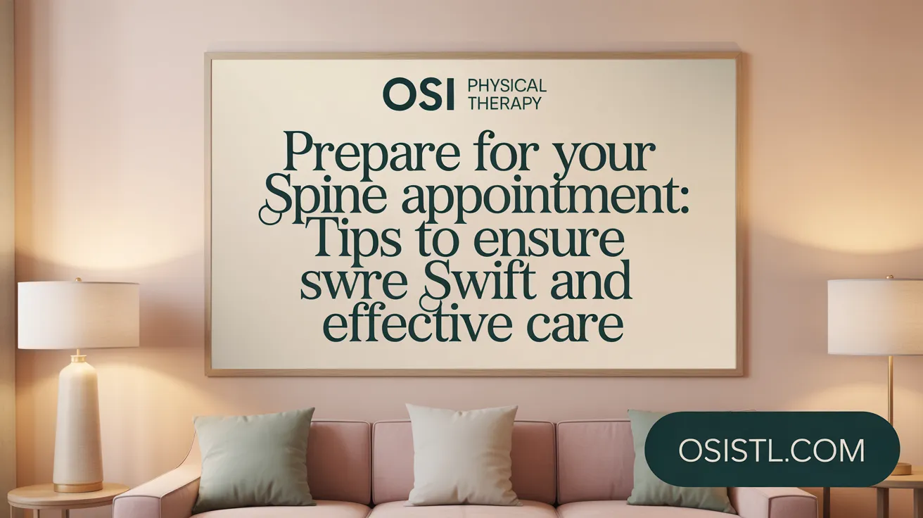 Prepare for Your Spine Appointment: Tips to Ensure Swift and Effective Care