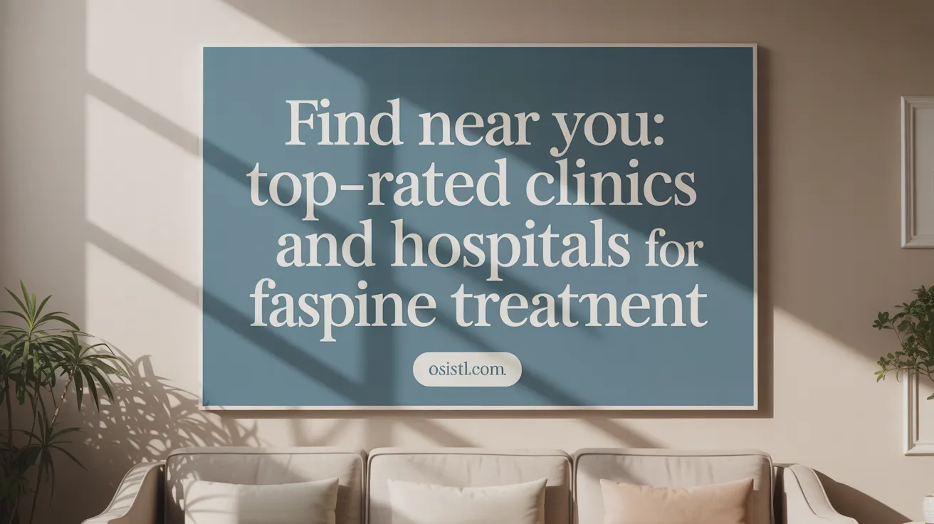 Find Near You: Top-Rated Clinics and Hospitals for Fast Spine Treatment