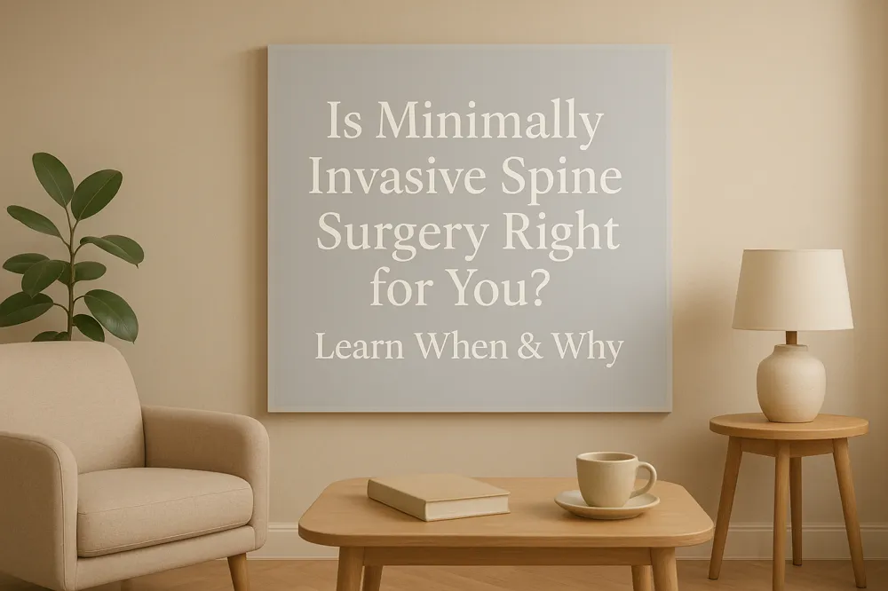 Is Minimally Invasive Spine Surgery Right for You? Learn When & Why