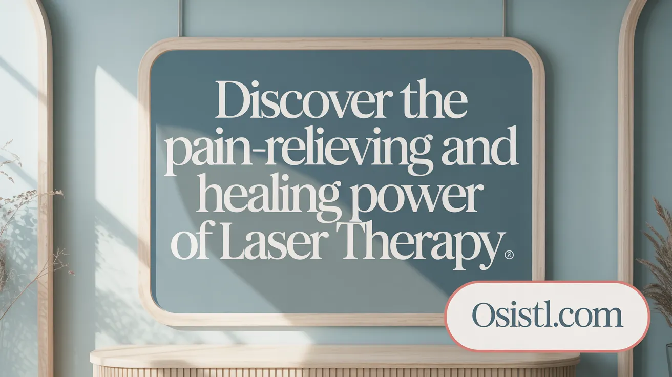 Discover the Pain-Relieving and Healing Power of Laser Therapy
