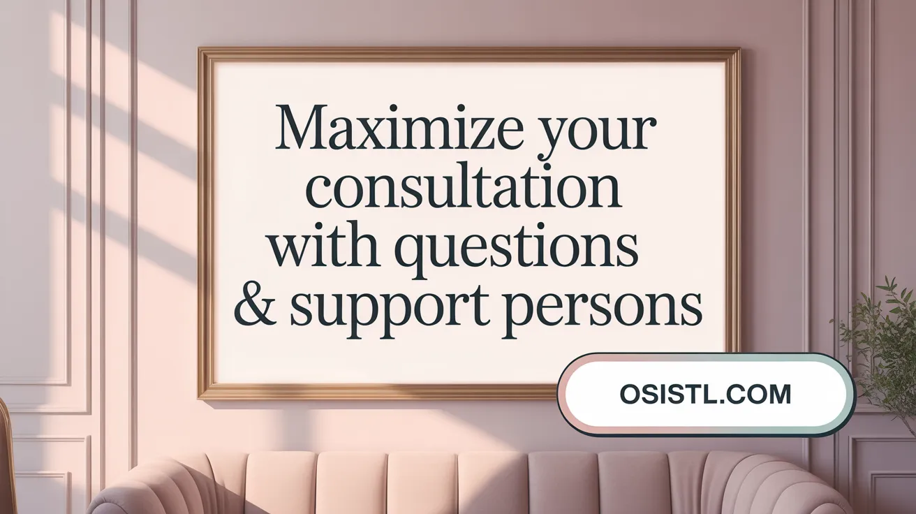 Maximize Your Consultation with Questions & Support Persons
