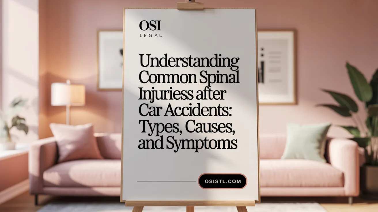 Understanding Common Spinal Injuries After Car Accidents: Types, Causes, and Symptoms