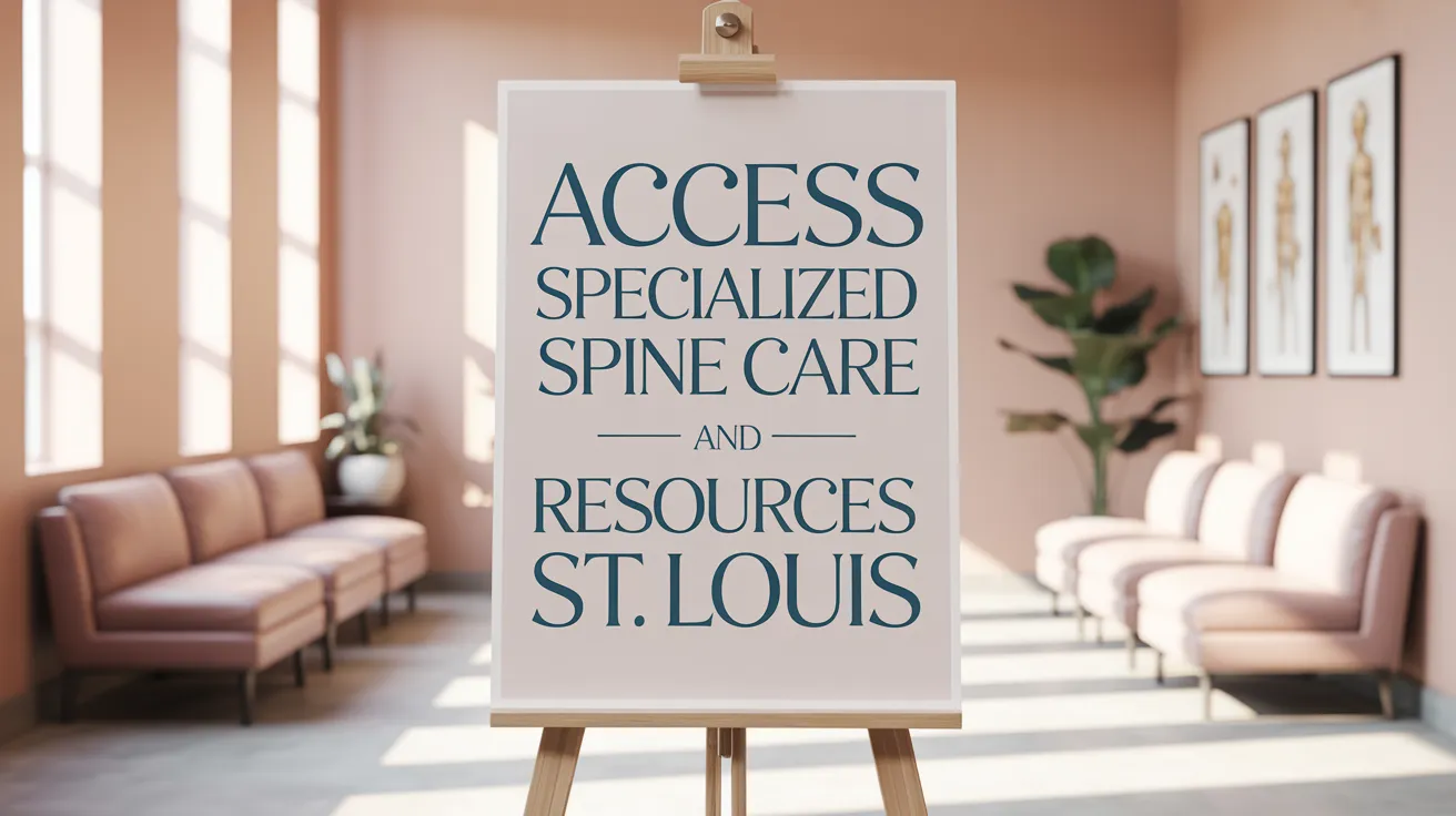 Access Specialized Spine Care and Resources in St. Louis