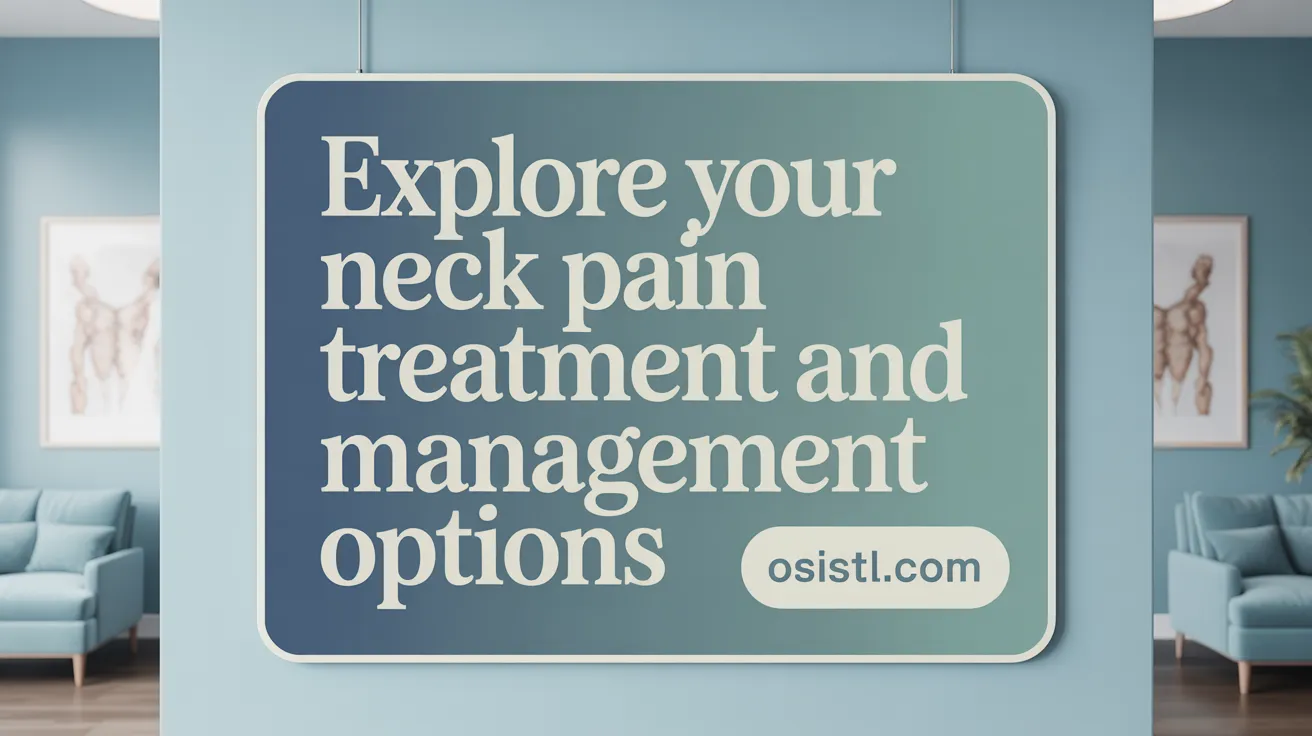 Explore Your Neck Pain Treatment and Management Options