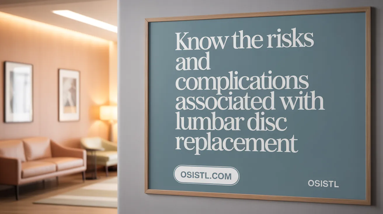 Know the Risks and Complications Associated with Lumbar Disc Replacement