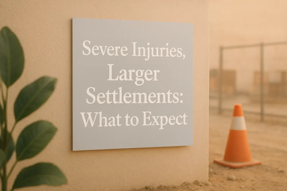 Severe Injuries, Larger Settlements: What to Expect