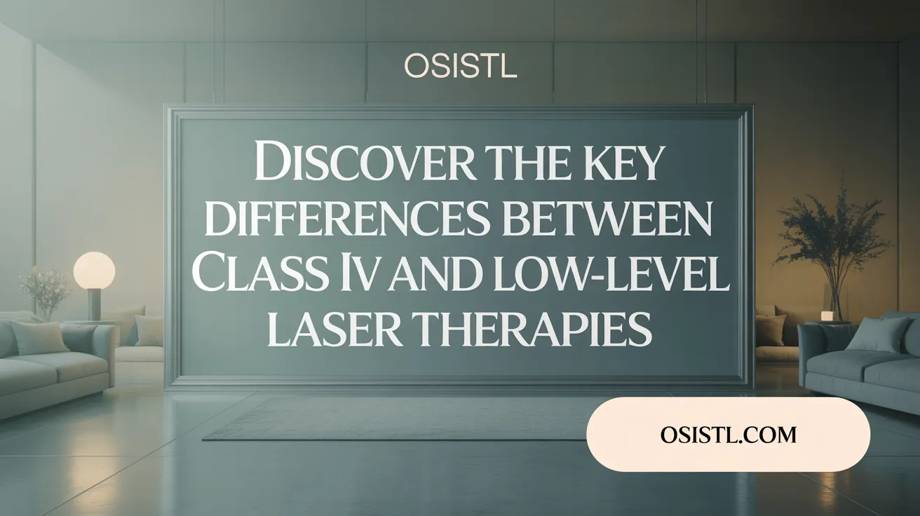 Discover the key differences between Class IV and Low-Level Laser Therapies