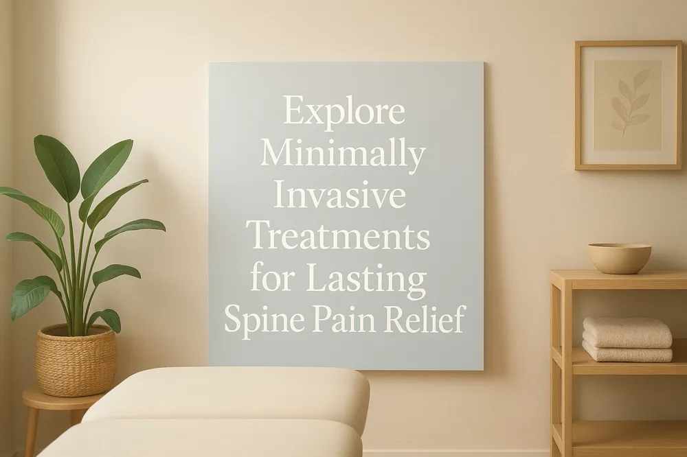 Explore Minimally Invasive Treatments for Lasting Spine Pain Relief