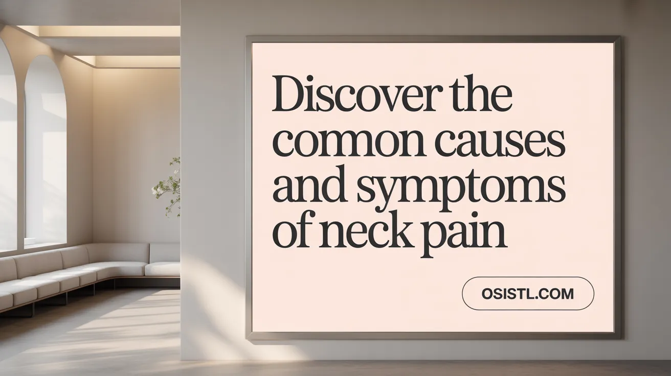 Discover the Common Causes and Symptoms of Neck Pain