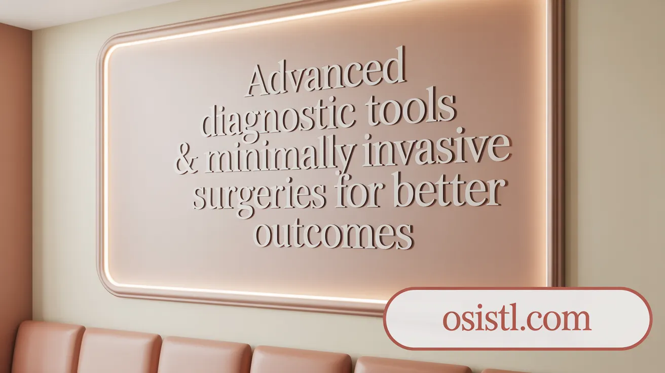Advanced Diagnostic Tools & Minimally Invasive Surgeries for Better Outcomes