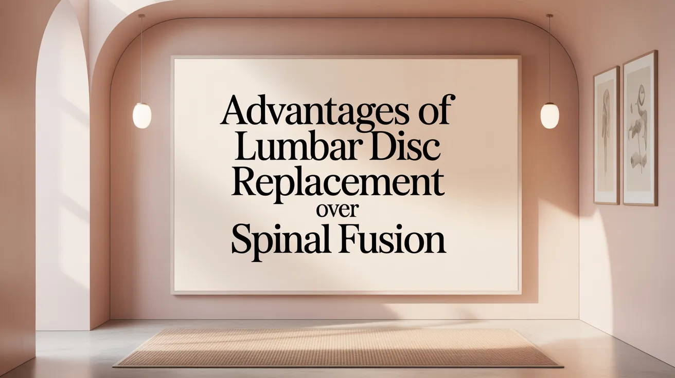 Advantages of Lumbar Disc Replacement Over Spinal Fusion