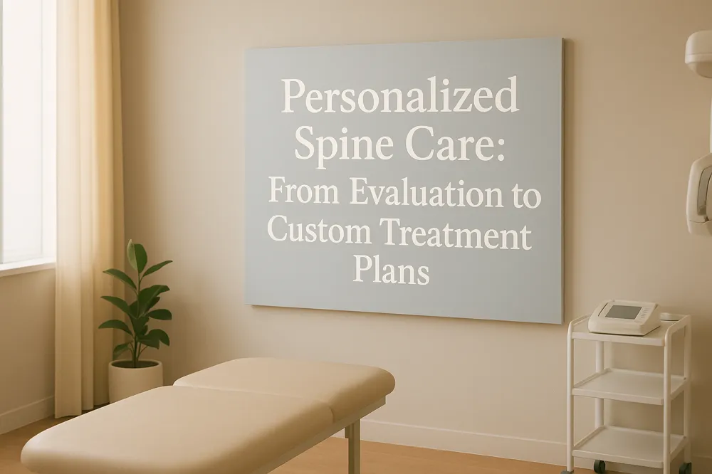 Personalized Spine Care: From Evaluation to Custom Treatment Plans