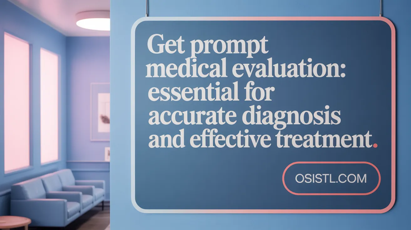 Get Prompt Medical Evaluation: Essential for Accurate Diagnosis and Effective Treatment