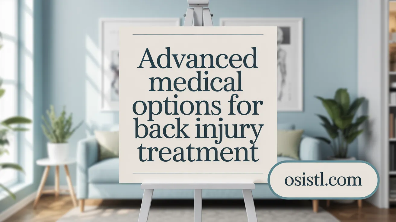 Advanced Medical Options for Back Injury Treatment