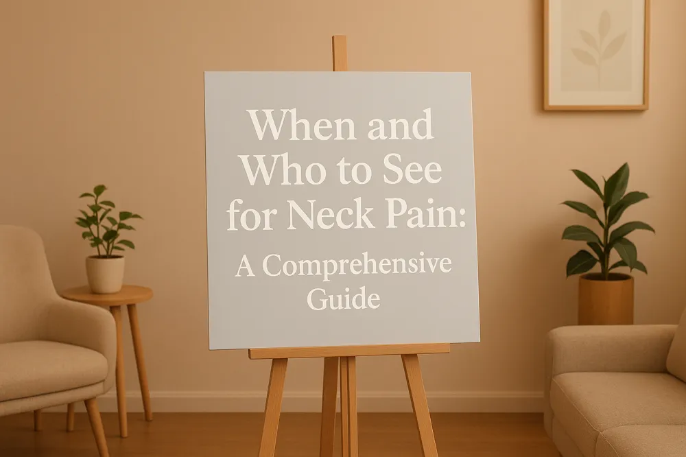 When and Who to See for Neck Pain: A Comprehensive Guide