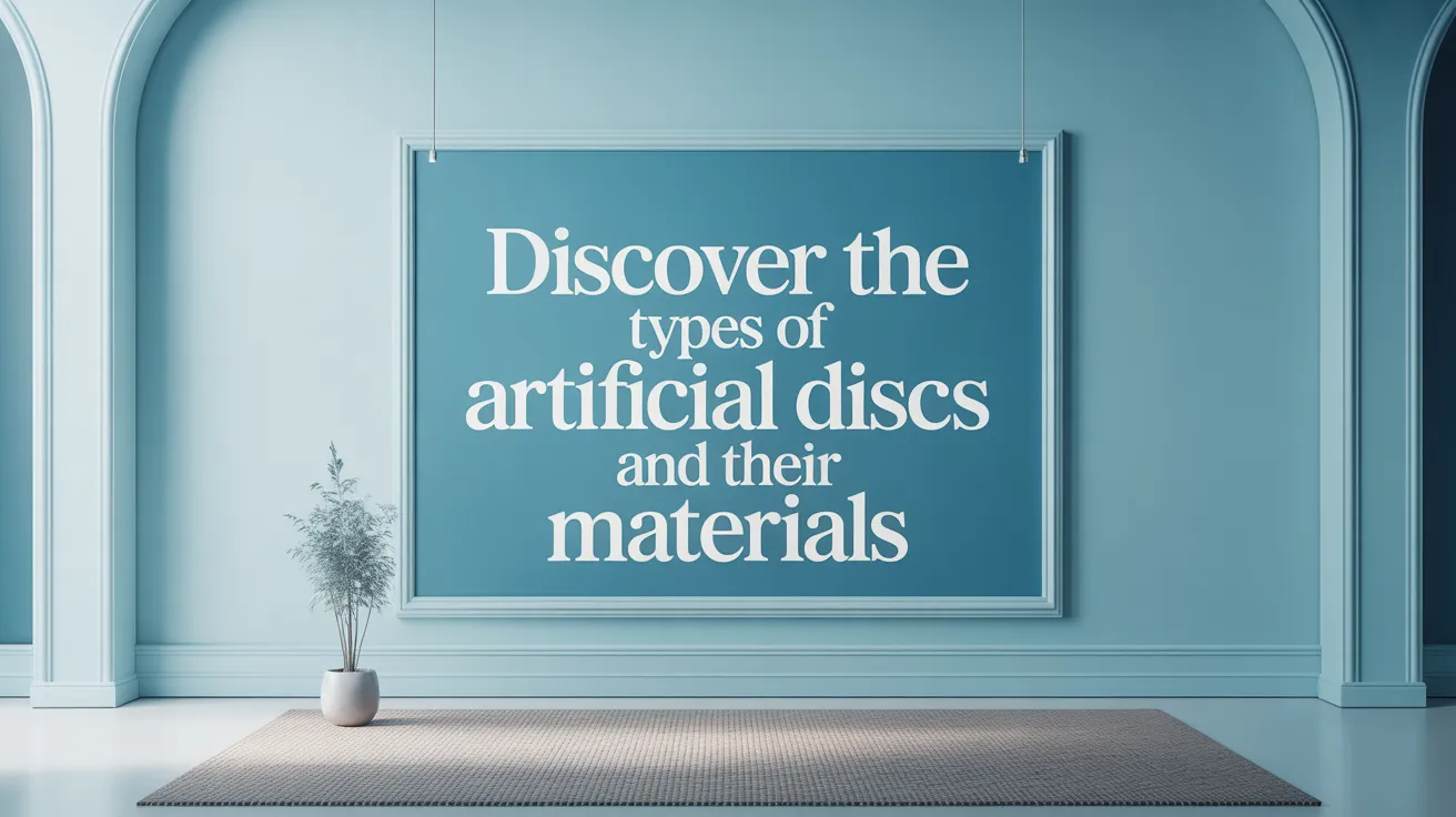 Discover the Types of Artificial Discs and Their Materials