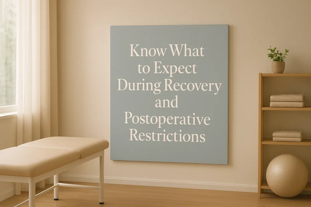 Know What to Expect During Recovery and Postoperative Restrictions