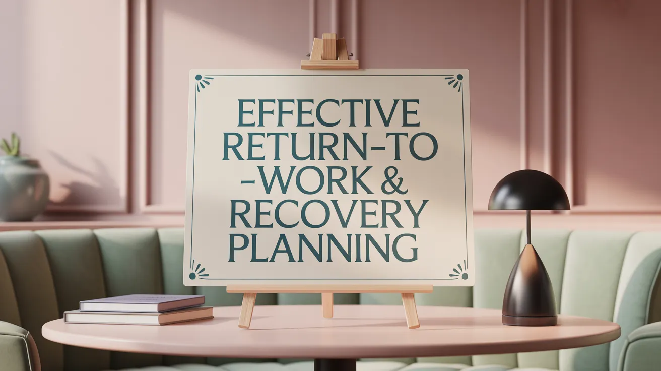 Effective Return-to-Work & Recovery Planning
