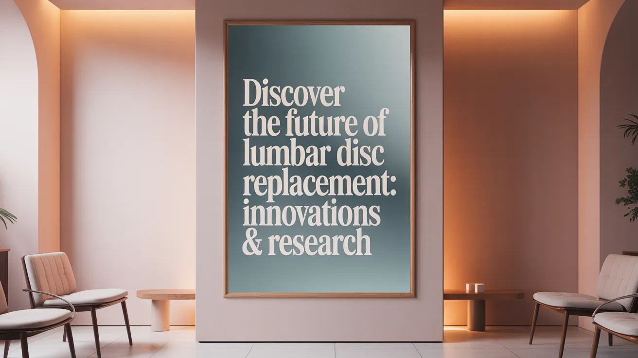 Discover the Future of Lumbar Disc Replacement: Innovations & Research